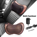 Head Massager Car Home Cervical Shiatsu Massage Neck Back Waist Body Electric Multifunctional Massage Pillow for Chair Car - Image 3