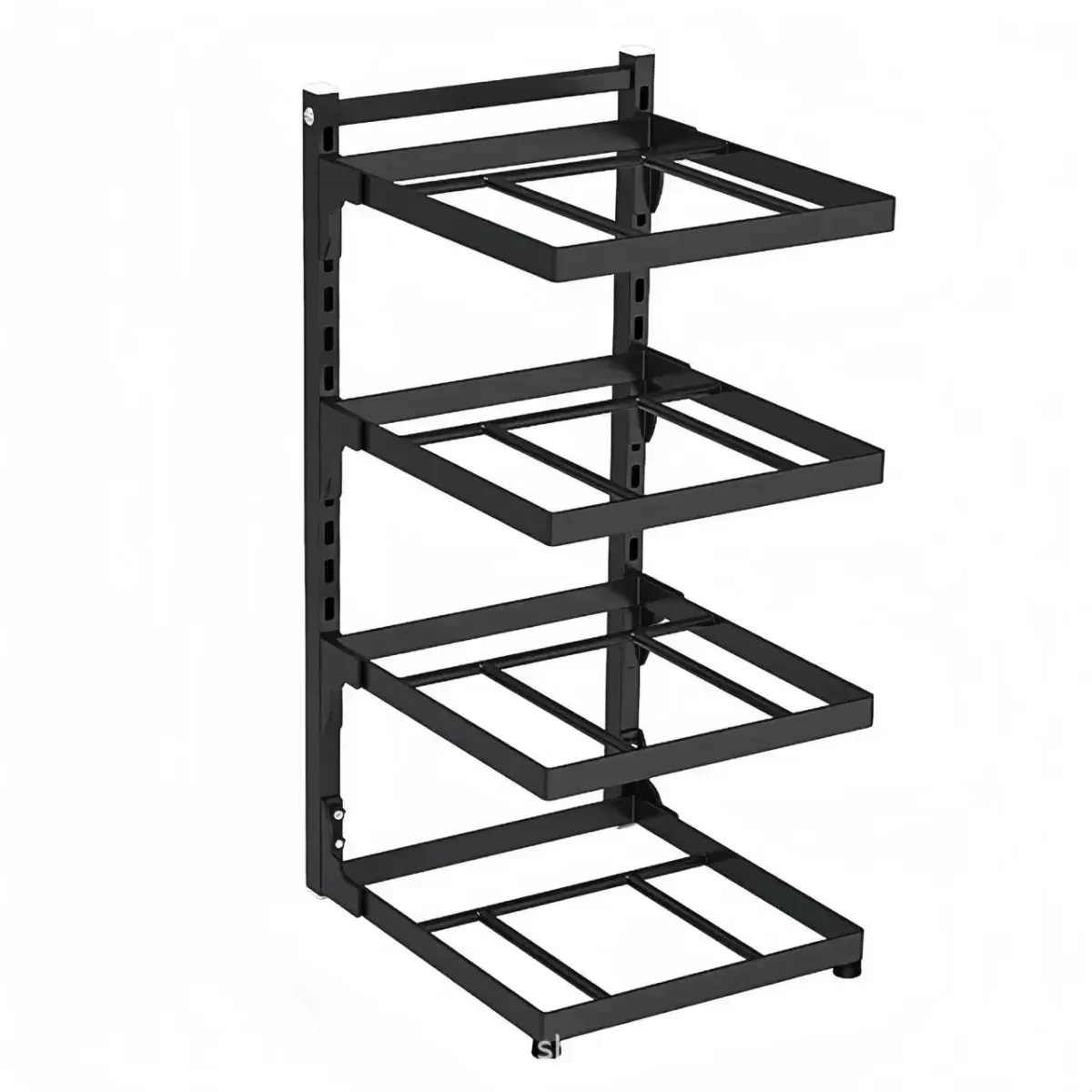 Kitchen Sink Storage Rack Multi-Layer Cooker Storage Rack For Home Stovetop Cabinets Adjustable Pot Rack - Image 2