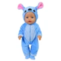43 cm Doll Outfits for 17Inch Dolls Baby Born Doll Cute Jumpers Rompers Suit+Shoes Warm Clothes on A Doll Baby Christmas Gift - Image 3