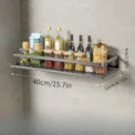 1 PC Multifunctional Kitchen Rack Spice Storage Rack Wall Mounted Kitchen Utensil Shovel Hook Rack for Kitchen Items Storage - Image 6