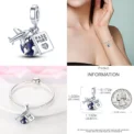 Hot Sale 925 Silver Charms Beads Fit Original Pan Bracelet Making For Woman Jewelry Fashion Pendant - Image 4