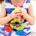 Baby hand-held toy rattle rattle music gum can bite baby grip training - Image 2