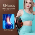Head Massager Car Home Cervical Shiatsu Massage Neck Back Waist Body Electric Multifunctional Massage Pillow for Chair Car - Image 2