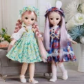 BJD Doll and Clothes Multiple Removable Joints 30cm 1/6 3D Eyes Doll Girl Dress Up Birthday Gift Toy - Image 2