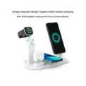 7 In 1 Wireless Charger Stand Pad For iPhone 15 14 13 12 11 X Apple Watch Airpods Desk Phone Chargers Fast Charging Dock Station - Image 3