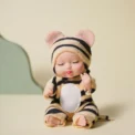 2Pcs Simulation Princess Dolls Toy Mini Cute Sleeping Baby Series Doll Cartoon Animal Toy For Kids Kawaii Dolls Girl's Gift - Image 4