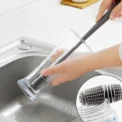 Bottle Brush Insulation Cup Washing No Deadend Long Handled Silicone Cleaning Brush Household Multifunctional Cleaning Tools - Image 2