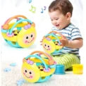 Baby Soft Teething Toys Newborn Early Educational Sensory Teether Rattle Touch Hand Grasping Ball Develop Infant Ball Game Toy