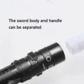 Laser Sword Lightsaber Red and Blue Double Saber Rave Transformation Children's Gift Cosplay Weapon Boy Cool Flashing Toy - Image 4