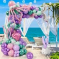 159PCS Mermaid Balloon Arch Set Ocean Theme Birthday Party Summer Balloon Decoration Hawaiian Party Decoration Supplies - Image 2
