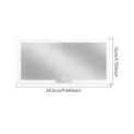 HD Mirror Car LEDMakeup Mirror Three Gear Adjustment Sun Visor Plate Interior RearMirror Dimmable Touchscreen Auto Vanity Mirror - Image 6