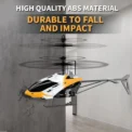 Remote Control Airplane Helicopter Flying Mini Interaction Airplane Gesture Sensing Children Flashing Light Aircraft Kids Toy - Image 4