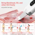 Ultrasonic Skin Scrubber Face Spatula Facial Skin Exfoliator Scraper and Blackhead Remover Pore Cleaner Facial Deep Cleansing - Image 3