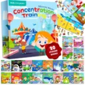 Baby Toys Sticker Book Multiple Scenarios Cartoon DIY Sticker Puzzle Educational Cognition Learning Toys for Kids Age 2-6 Gift