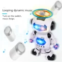 Kids Robot Rotating Dance Toys With Music LED Light Electronic Walking Toys for Boys Girls Birthday Christmas Gift - Image 4