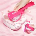 DIY Diamond Makeup Set Flashing Girl Hair Tool Beauty Fashion Pretend Play Toy Sticker Headwear Hair Gift for Girl Kids - Image 3