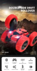 RC Stunt Car Children Double Sided Flip 2.4G Remote Control 360 Deree Rotation Off Road Drift RC Car Gifts For Kids Adults Boys - Image 5
