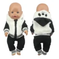 2023 New Cute frog Suits Fit For 43cm Baby Doll 17 Inch Reborn Baby Doll Clothes - Image 3