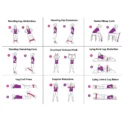 5Pcs/Set Yoga Resistance Rubber Bands Bodybuilding Elastic Bands Pilates Exercise Workout Bands Expander Belt Fitness Equipment - Image 5