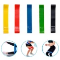 5Pcs/Set Yoga Resistance Rubber Bands Bodybuilding Elastic Bands Pilates Exercise Workout Bands Expander Belt Fitness Equipment - Image 3