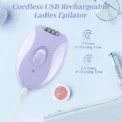 Kemei 4in1 Women Epilator Electric Shaver Facial Body Hair Removal Lady Leg Bikini Trimmer Hair Remover Underarms Rechargeable - Image 4
