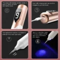 Gold Beauty Mole Removal Skin Tag Remover Freckle Black Dot Tools Laser Plasma Pen - Image 2