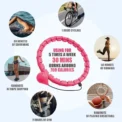 WESTTUNE Smart Weighted Fit Hoop Exercise Circle Infinity Fitness Hoop with Detachable Knots for Adults Weight Loss and Exercise - Image 6
