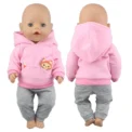 2023 New Cute frog Suits Fit For 43cm Baby Doll 17 Inch Reborn Baby Doll Clothes - Image 5