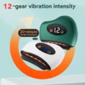 Electric Scraping Board Heating Vibration Body Massager Dredging Meridian Blood Circulation Soothe Muscles Guasha Massage Device