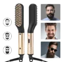 Electric Hot Comb Straightener Multifunctional Quick Heated Men Beard Care Brush Beard Anti-Scald Straightener Comb Hair Tools - Image 4