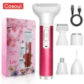 5 in 1 Body Hair Removal Epilator Armpit Hair Bikini Hair Leg Hair Pubic Hair Electric Razor Clipper Shaver Women - Image 6