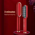 New Hair Straightener Brush Electric Hair LCD Hot Brushes Hot Comb Straightener For Hair Beard Curler Flat Iron Heating