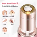 Electric Hair Removal Machine Eyebrow Trimmer Bikini Depilator Shaving Machine Electric Eyebrow Trimming Tool For Beginners - Image 4