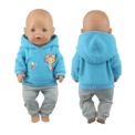 2023 New Cute frog Suits Fit For 43cm Baby Doll 17 Inch Reborn Baby Doll Clothes - Image 4
