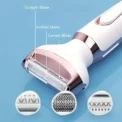 4 In 1 Electric Lady Shaver, Body Hair Removal Epilator, Painless Cordless Trimmer Razor, Gifts For Women - Image 6