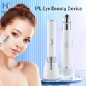 New IPL Vibration Eye Massager Anti Dark Circle Blue Light Anti Wrinkle Eye Massage Pen Hot Compress Eye Beauty Care Device