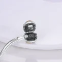 Bracelet Silver 925 Original 17-20CM Star Moon Sun Four Leaf Clover Green Zircon Bracelets Fit DIY Charms Birthday Jewelry Gifts - Image 4