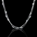 925 sterling silver Charms beads Necklace for women luxury fashion party wedding accessories Jewelry Christmas gifts - Image 3