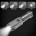 Powerful LED Flashlight 100000 Lumen Tactical Flashlights Rechargeable USB 18650 Waterproof Zoom Fishing Hunting LED Flashlight - Image 4