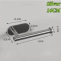 Stainless Steel Non-perforated Shelf Paper Towel Rack Kitchen Cling Film Storage Rack Wall-mounted Bathroom Roll Paper Rack - Image 6