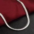 20-60cm 925 Sterling Silver Luxury Brand Design Noble Necklace Chain For Woman Men Fashion Wedding Engagement Jewelry Gifts - Image 5