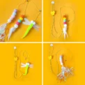 Cat Toys Swing Sticky Disc Elastic Hanging Door Teasing Cat Rope Long Rope Teasing Cat Cat Toy Cat Accessories Pet Kitten Toy - Image 3