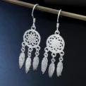 URMYLADY Fine 925 Sterling Silver Charm Necklace Earring Jewelry for Women Retro Set Wedding Gift TRENDY - Image 4