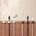 6 Piece Cable Organizer Magnetic Plug Box Silicone Cable Winder Flexible Cable Management Clips For Mouse Earphone - Image 5