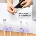 1/3/6PCS Magnetic Cable Organizer Cables Clips Adjustable Cord Holder Under Desk Cable Management Wire Keeper Organizer Holder - Image 4