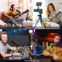 Professional USB Streaming Podcast PC Microphone Studio Cardioid Condenser Mic Kit with Boom Arm For Recording YouTube - Image 3
