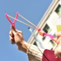 Amazing Light Toy Arrow LED Light Toys Outdoor Party Fun Gift Rubber Band Catapult Glow In The Dark Rocket Helicopter Flying Toy - Image 2