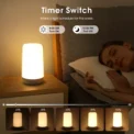 Bluetooth Smart Touch Bedside Table Lamp Dimmable RGB LED Night Light USB Rechargeable kids Desk Lamp Room Outdoor Camping Decor - Image 5