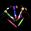 Amazing Light Toy Arrow LED Light Toys Outdoor Party Fun Gift Rubber Band Catapult Glow In The Dark Rocket Helicopter Flying Toy - Image 4