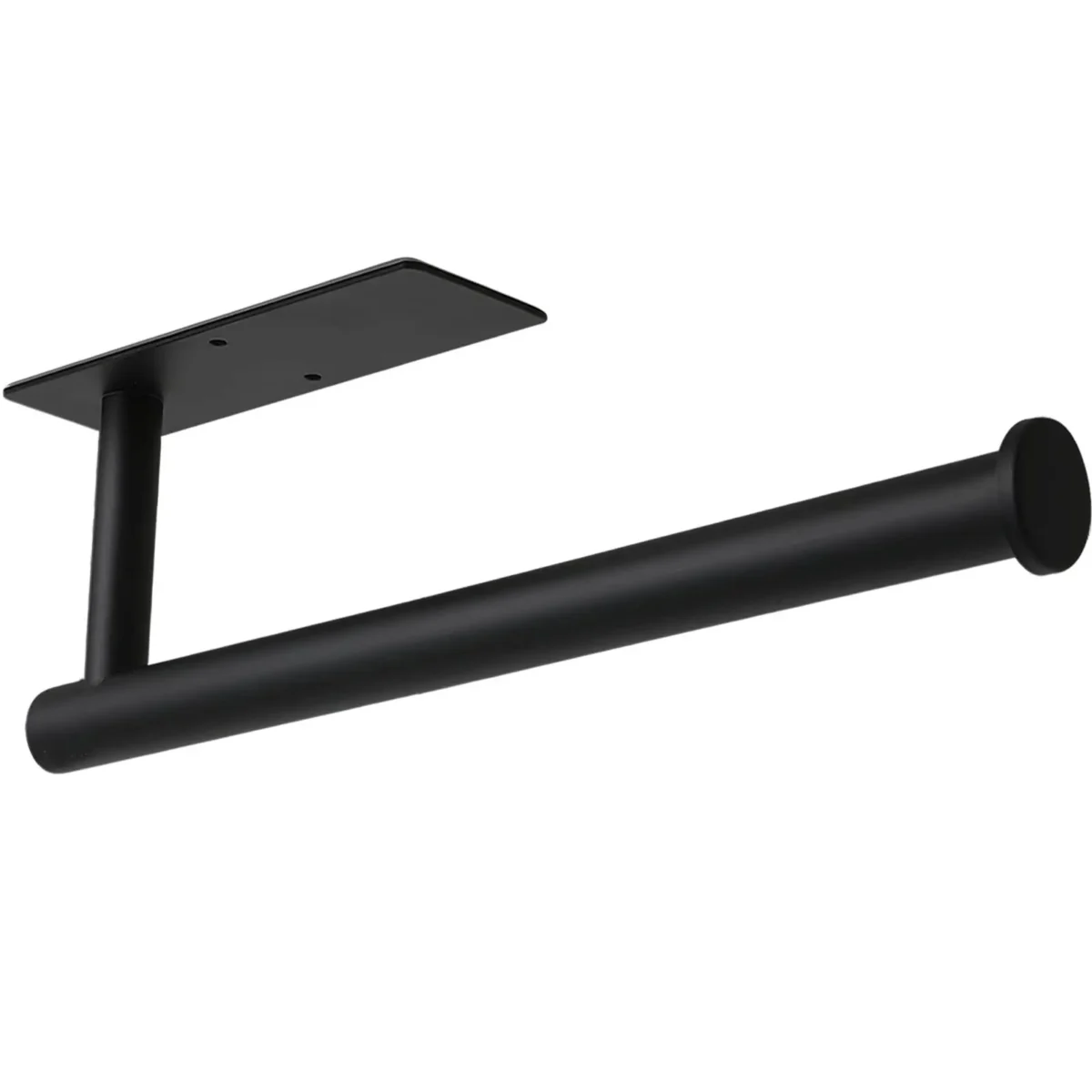Stainless Steel Non-perforated Shelf Paper Towel Rack Kitchen Cling Film Storage Rack Wall-mounted Bathroom Roll Paper Rack - Image 4